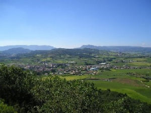 Fotografía panorámica del pueblo